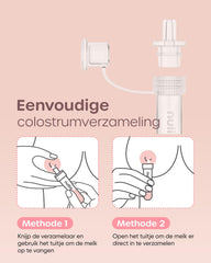 Nuliie Colostrum Collector Kit BPA-free silicone ensures safe repeated use.