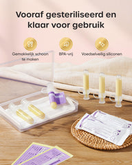 Nuliie Colostrum Collector Kit leakproof design prevents spills and waste.