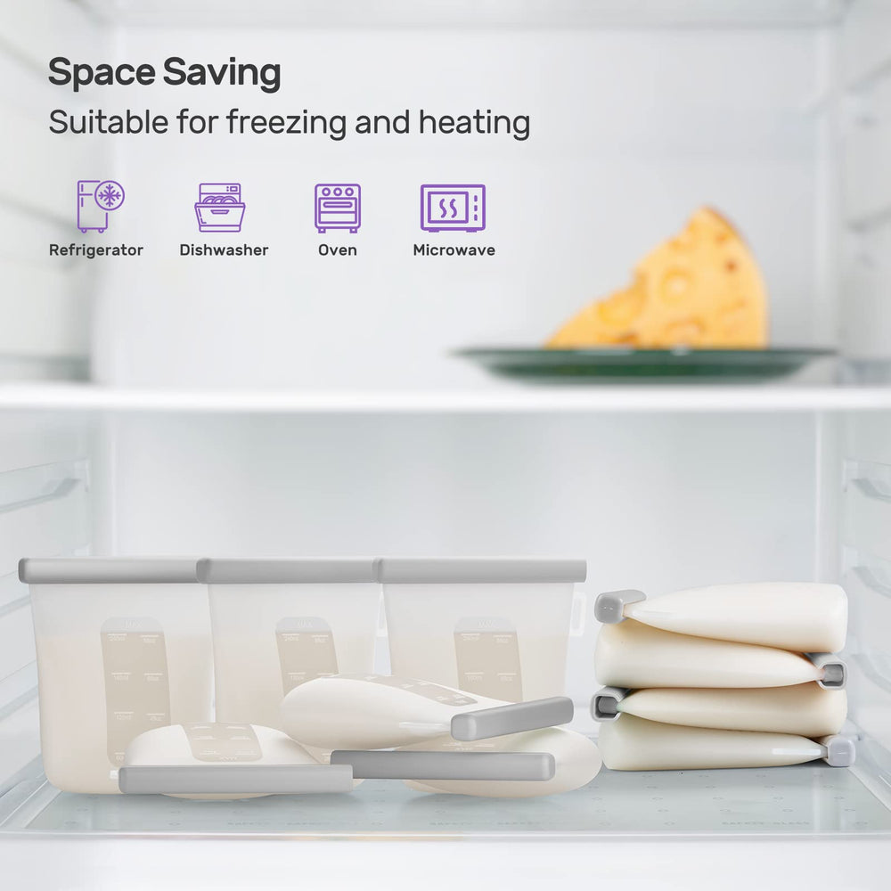 Nuliie bags are freezer-to-fridge friendly for flexible feeding schedules