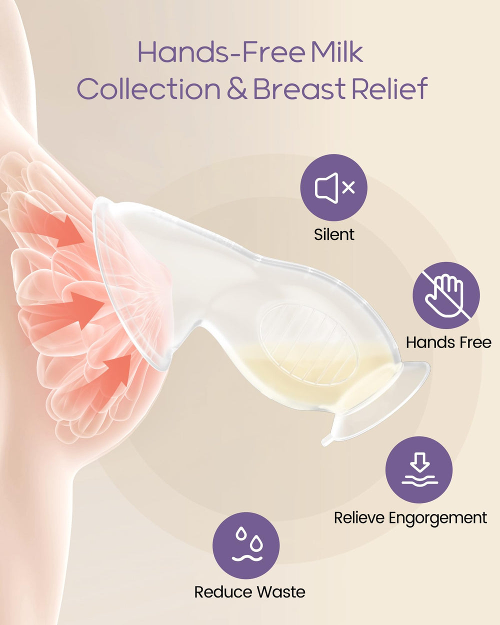 Nuliie hands-free use for discreet, on-the-go milk expression