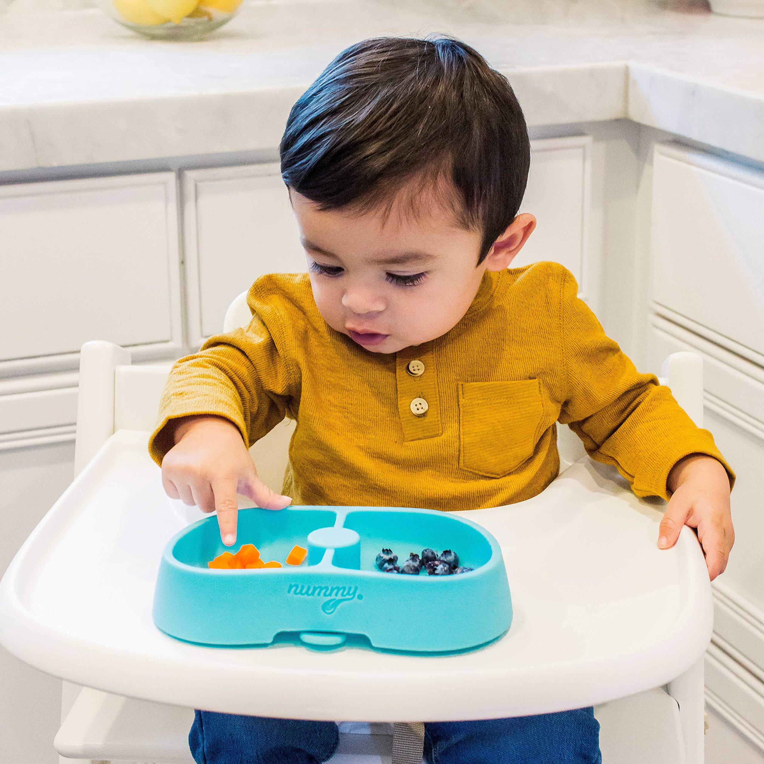 Nummy BOWL microwave-safe feature pictured for quick heating of foods.