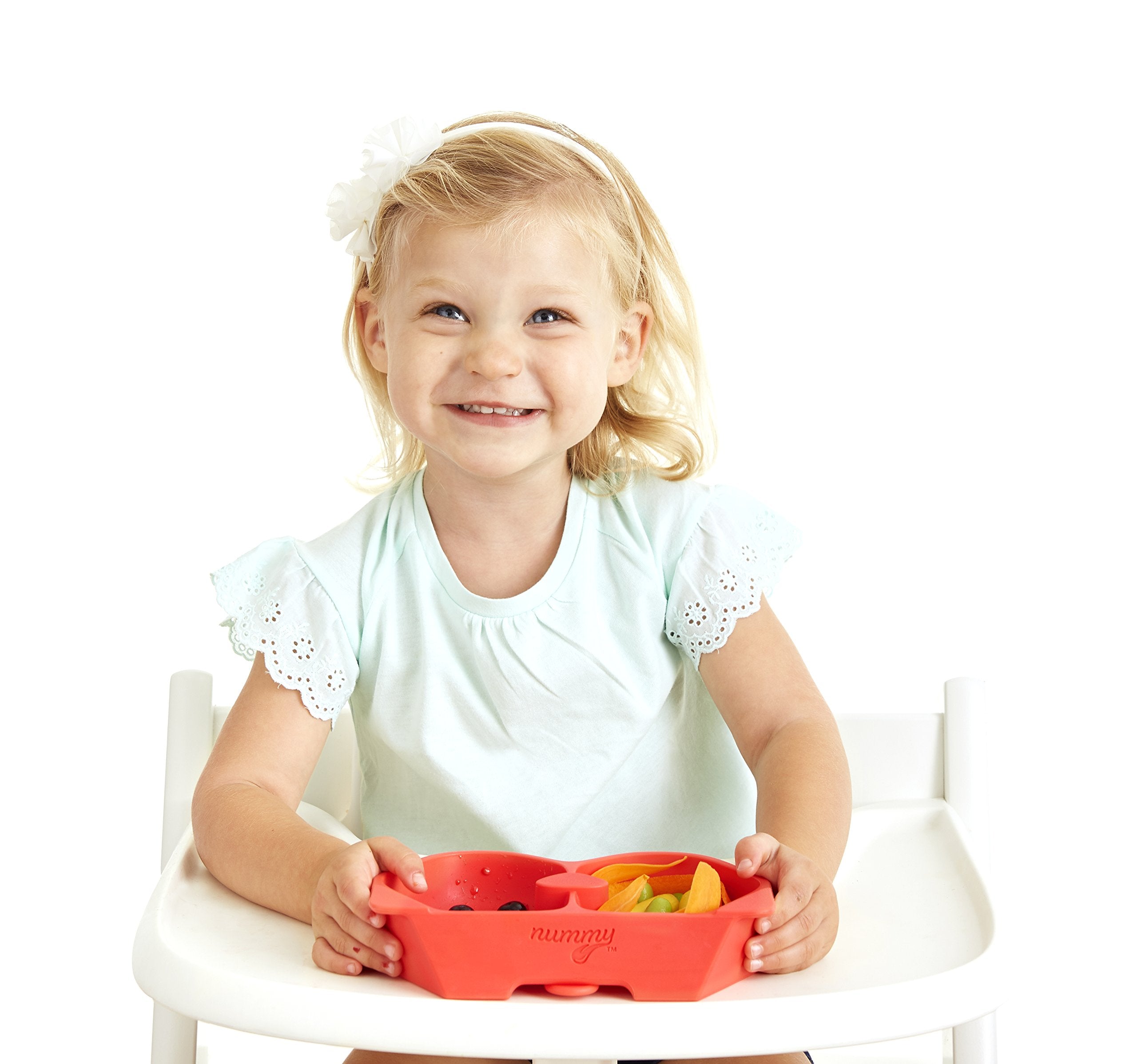 Nummy BOWL stackable design helps compact nursery storage