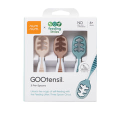 NumNum Baby Spoons Set packaging in neutrals for quick mealtime prep