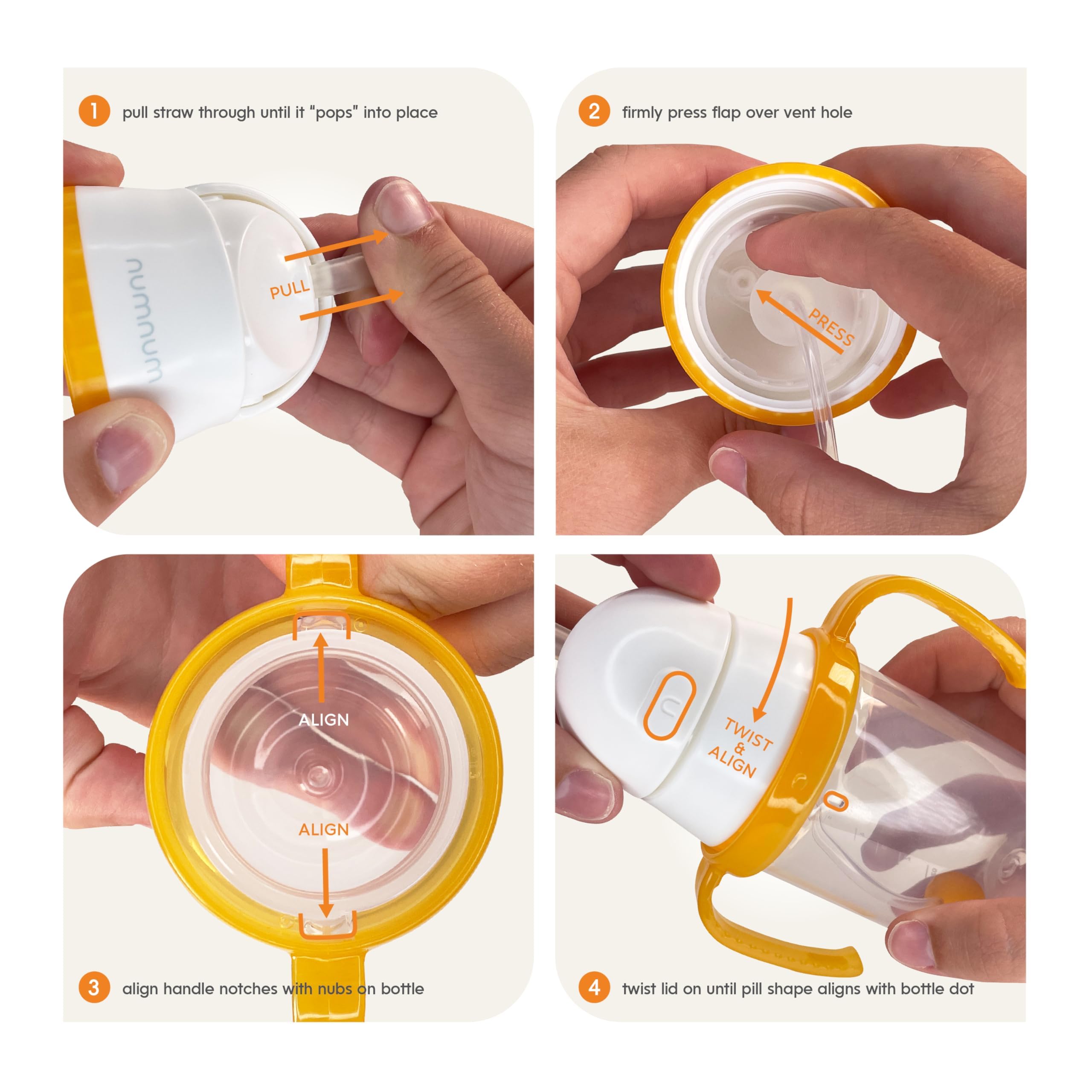 NumNum baby cup is dishwasher-safe and easy to clean for busy families.