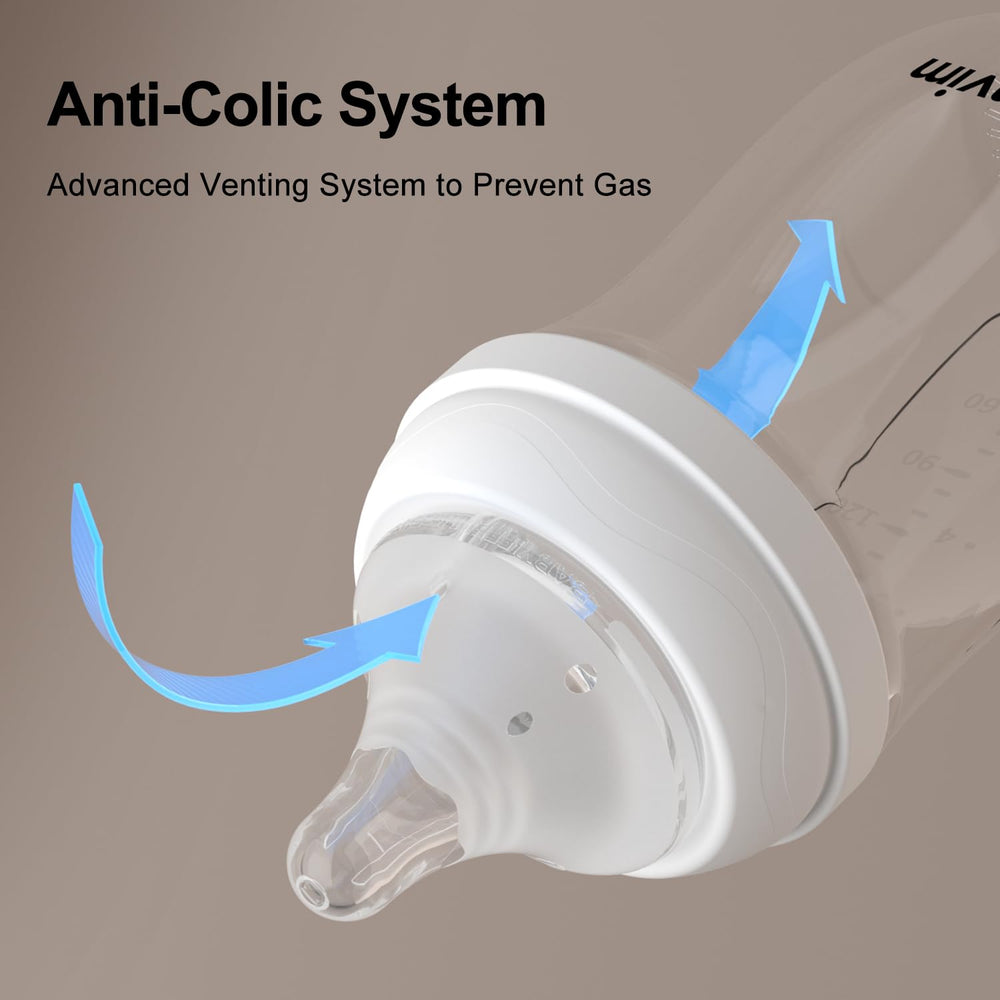 NUMVIM bottle sterilization-ready design for easy cleaning and reuse.