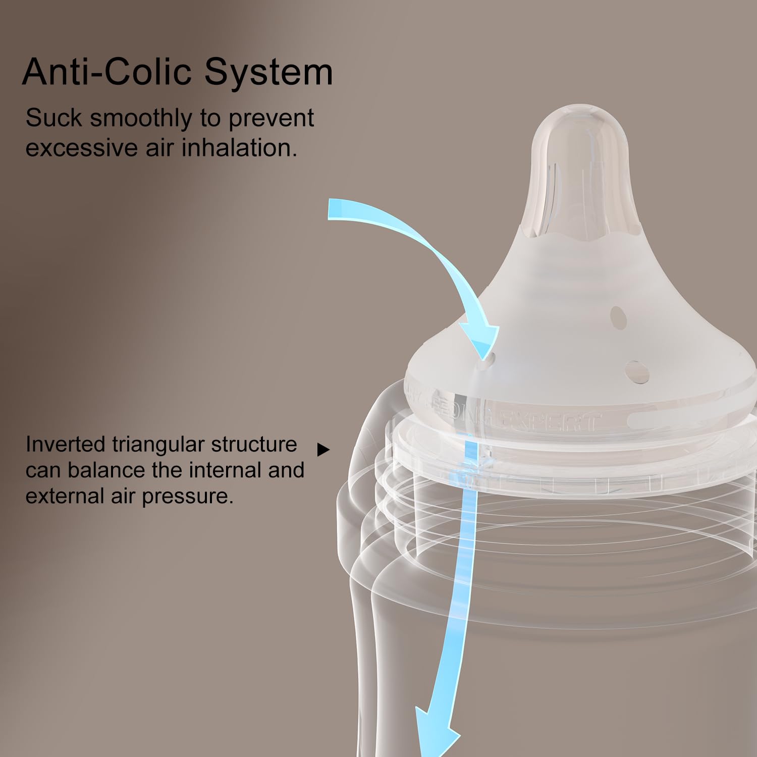 NUMVIM S nipple 1m supports steady flow for growing babies.