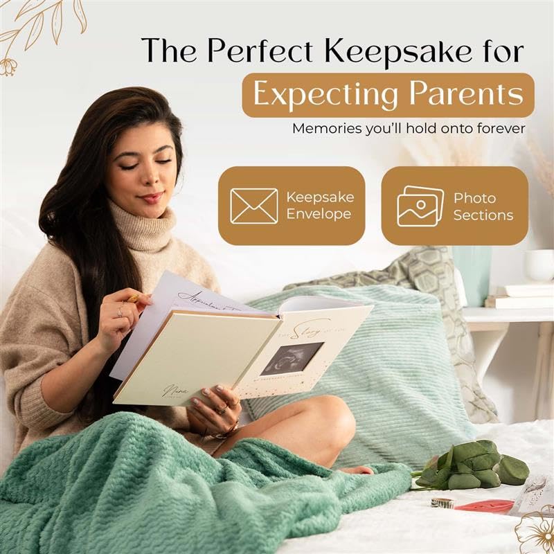 Nuna Paper Co. weekly pregnancy pages layout—structured prompts for organized memories.