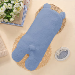 Nunibum blue swaddle anti-escape leg positioner supports healthy leg alignment
