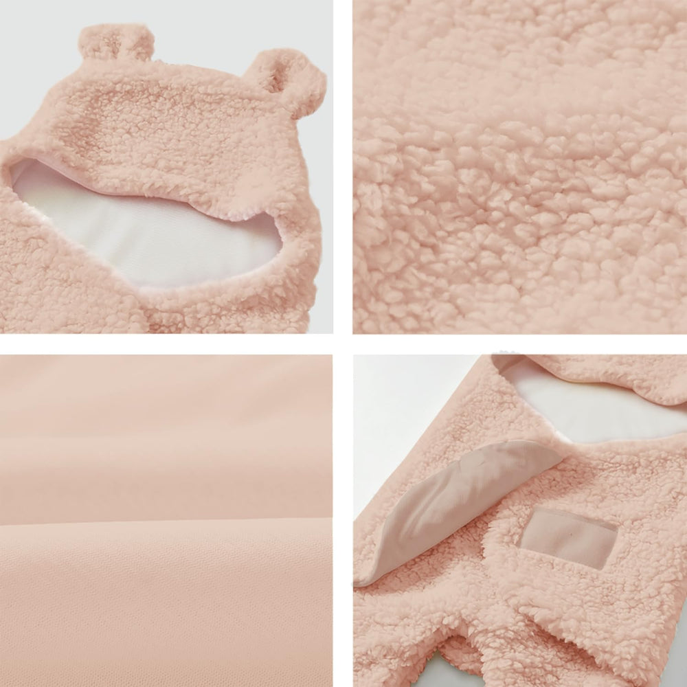 Nunibum single pink swaddle offers versatile newborn wrapping in a compact package.