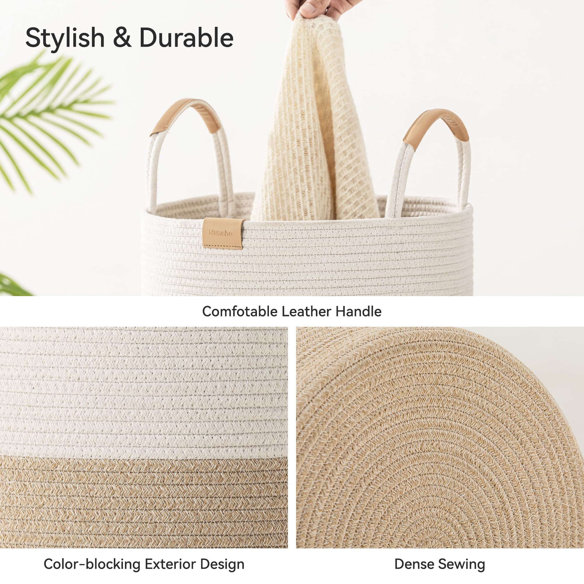 Nunsino foldable design makes closet storage and seasonal decluttering effortless.