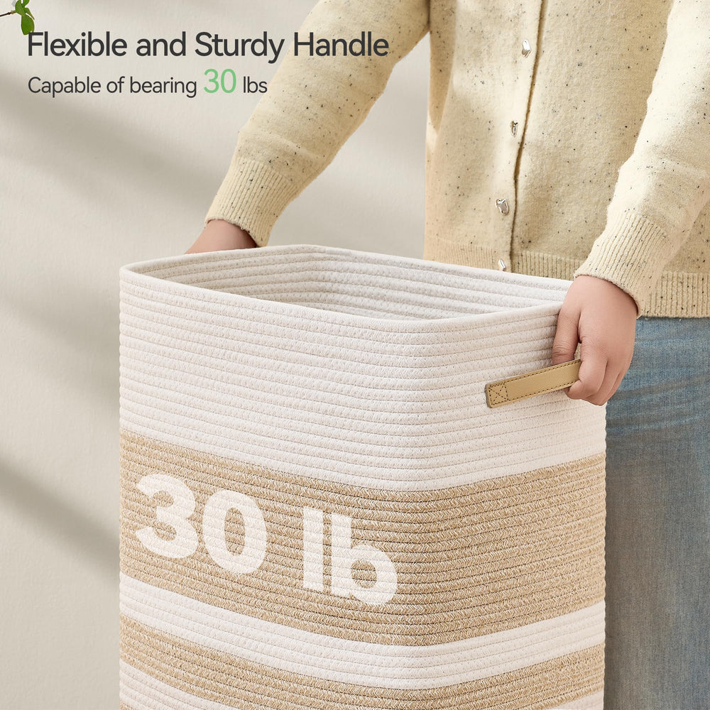 Nunsino nursery-friendly weave adds durable storage for toys and blankets.