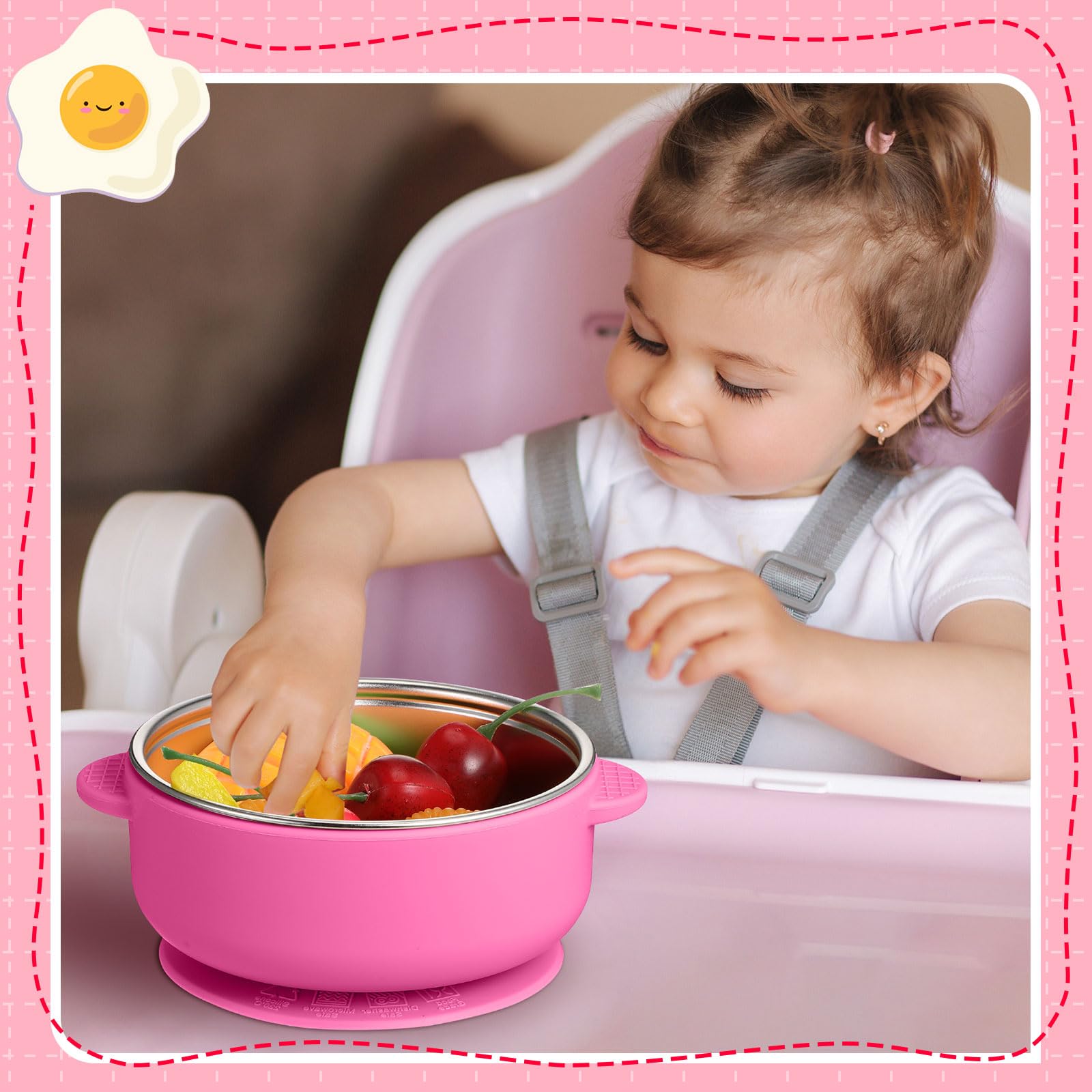 Nuogo colorful bowls support engaging meals with six vibrant color options