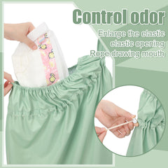 Nuogo diaper pail liner 28in large capacity for holding multiple diapers.