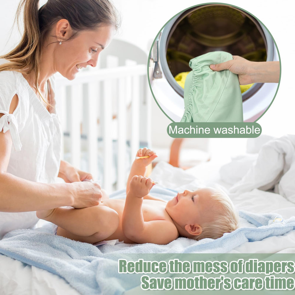 Nuogo diaper pail liner waterproof fabric closeup highlights spill-proof protection.