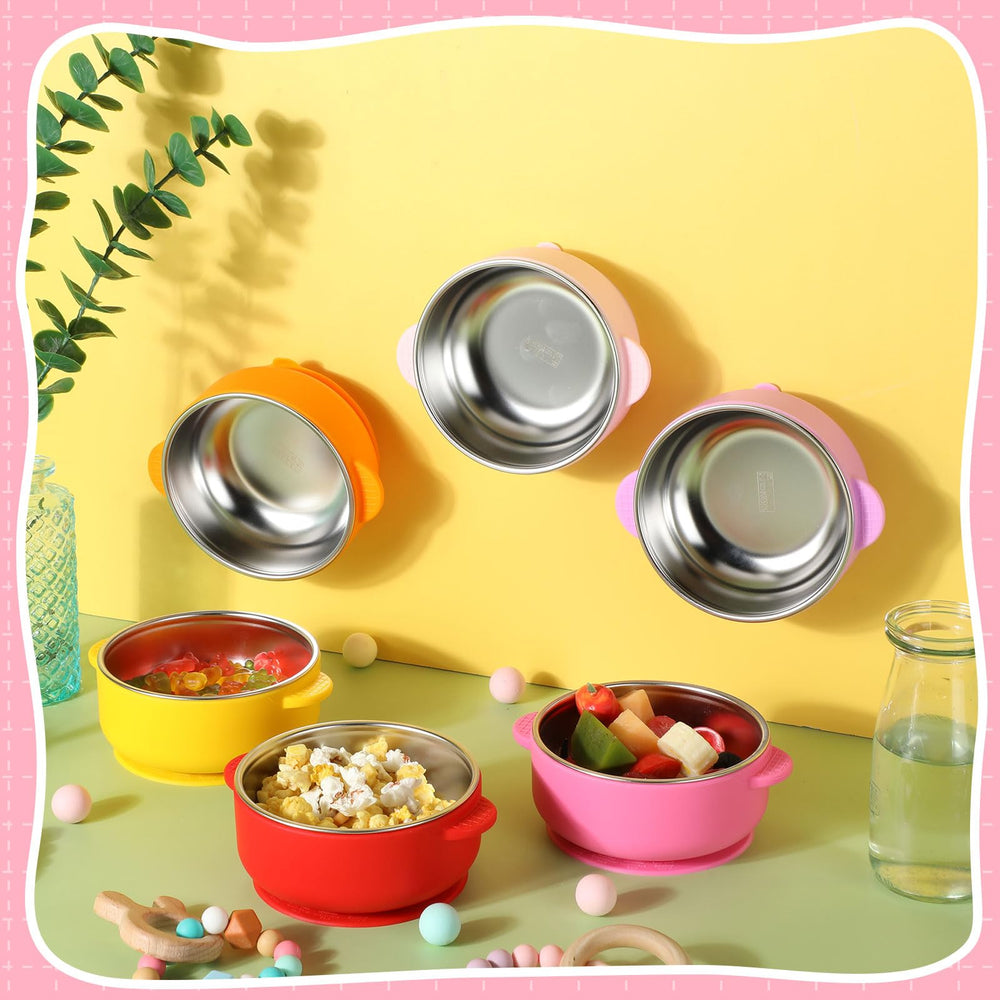Nuogo dishwasher-safe bowls simplify cleanup after meals for busy families