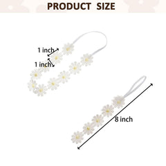 NUOSYI daisy headband yellow-black front view suits playful outfits