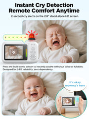 NUOTUN 940nm night vision shows clear detail in dim nurseries