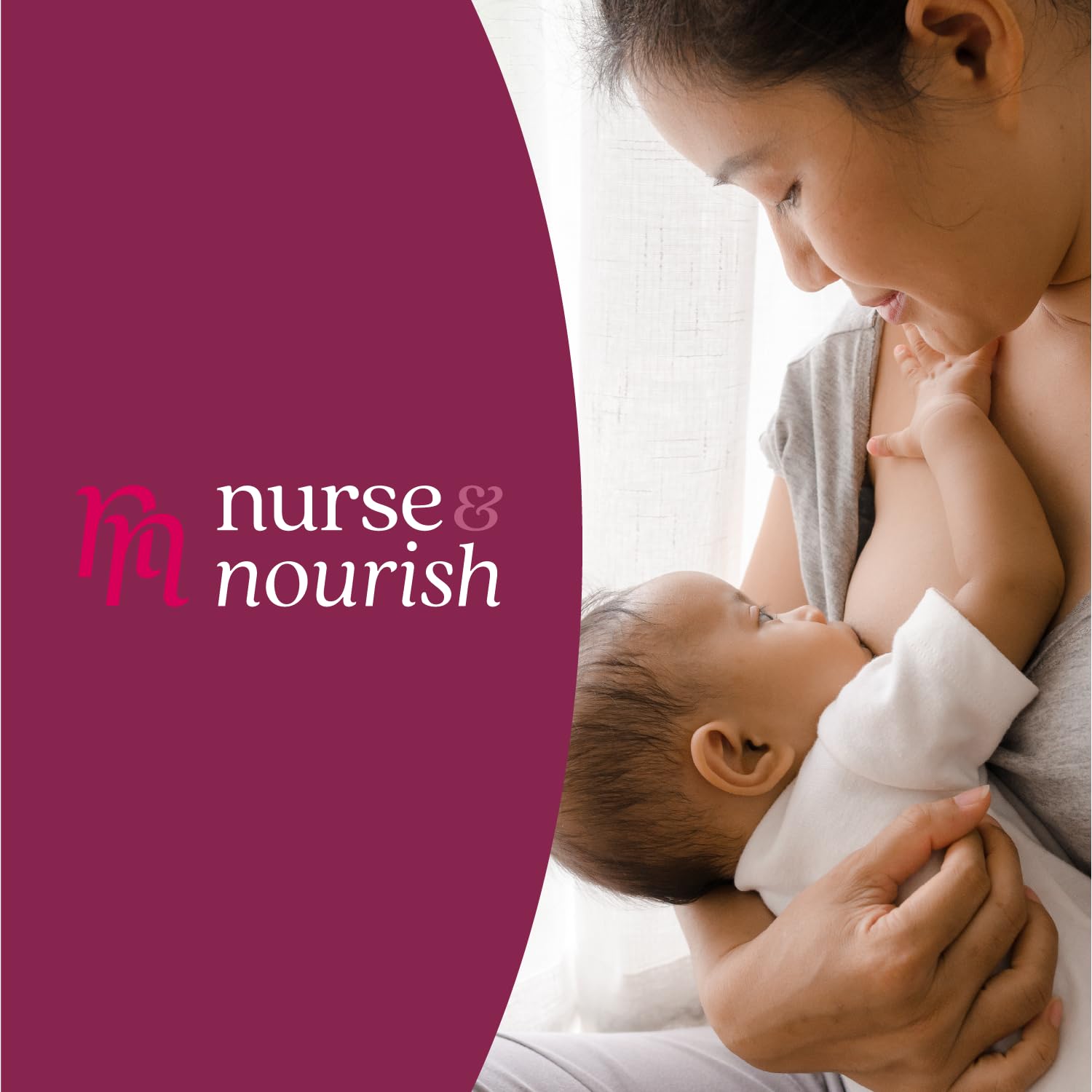 Nurse & Nourish pump parts in use with enhanced suction during pumping.