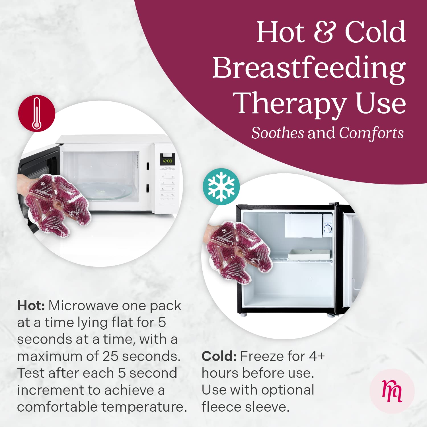 Nurse & Nourish XL pump flange wrap demonstrates improved pumping convenience and warmth.
