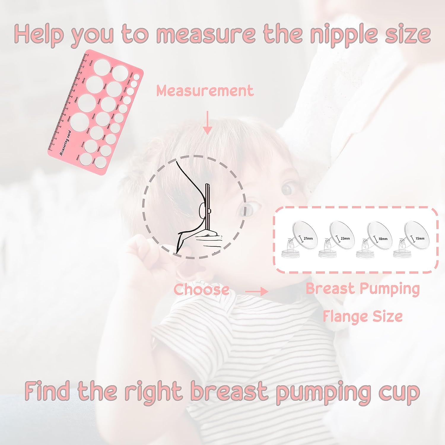 Nursi Luna 1.5m soft ruler for postpartum tracking and baby height.