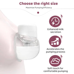 Nursi Luna silicone flange inserts closeup emphasizes soft, durable silicone