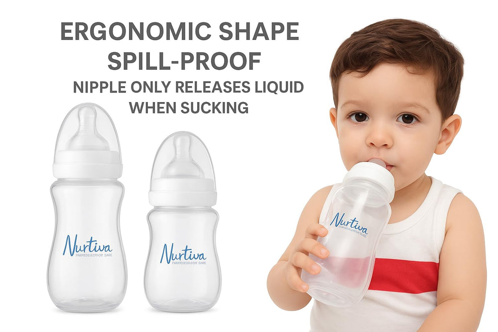 Nurtiva bottle set overview image shows two sizes in one kit
