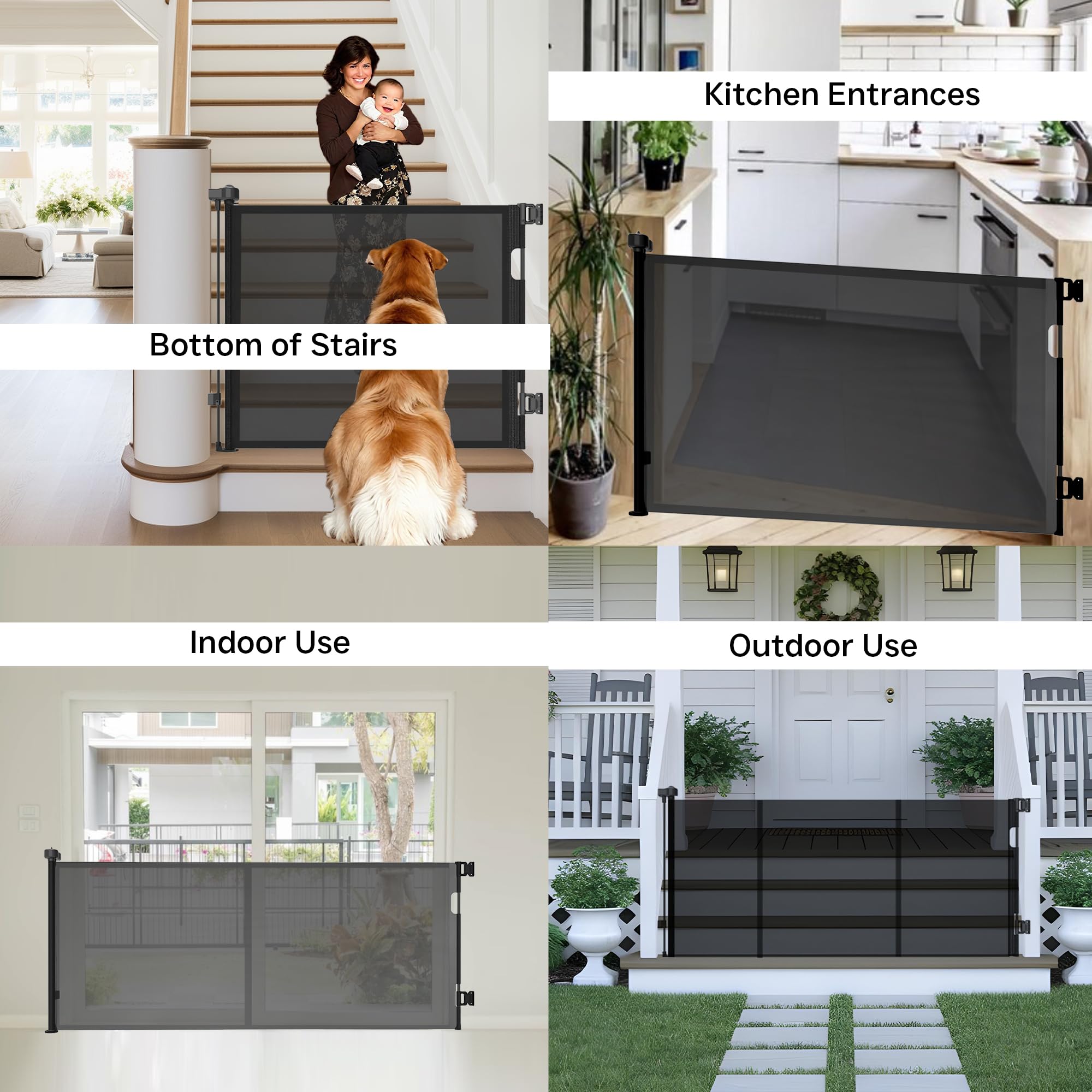 NurturaNook expandable design covers wide spaces from doorways to hallways.