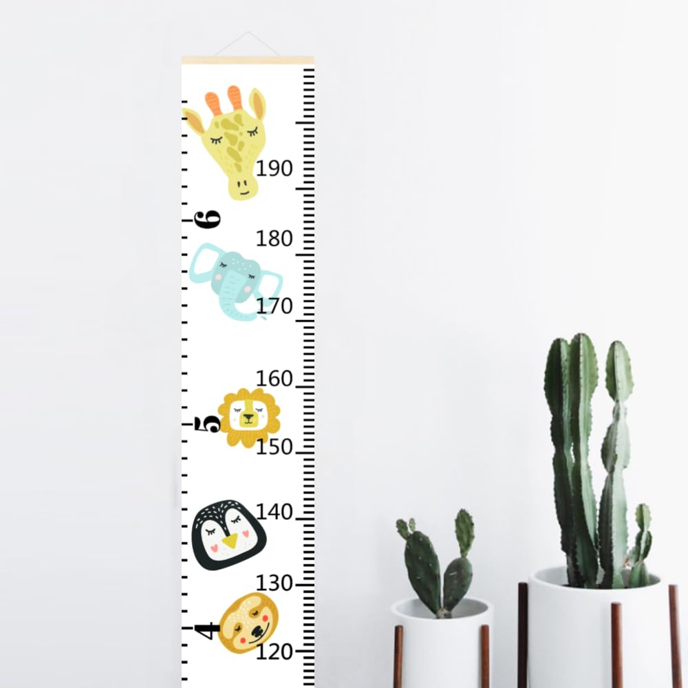 Nustila baby height chart two scales closeup helps parents track cm and feet.