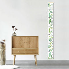 Nustila growth chart shows easy install for quick nursery decorating.