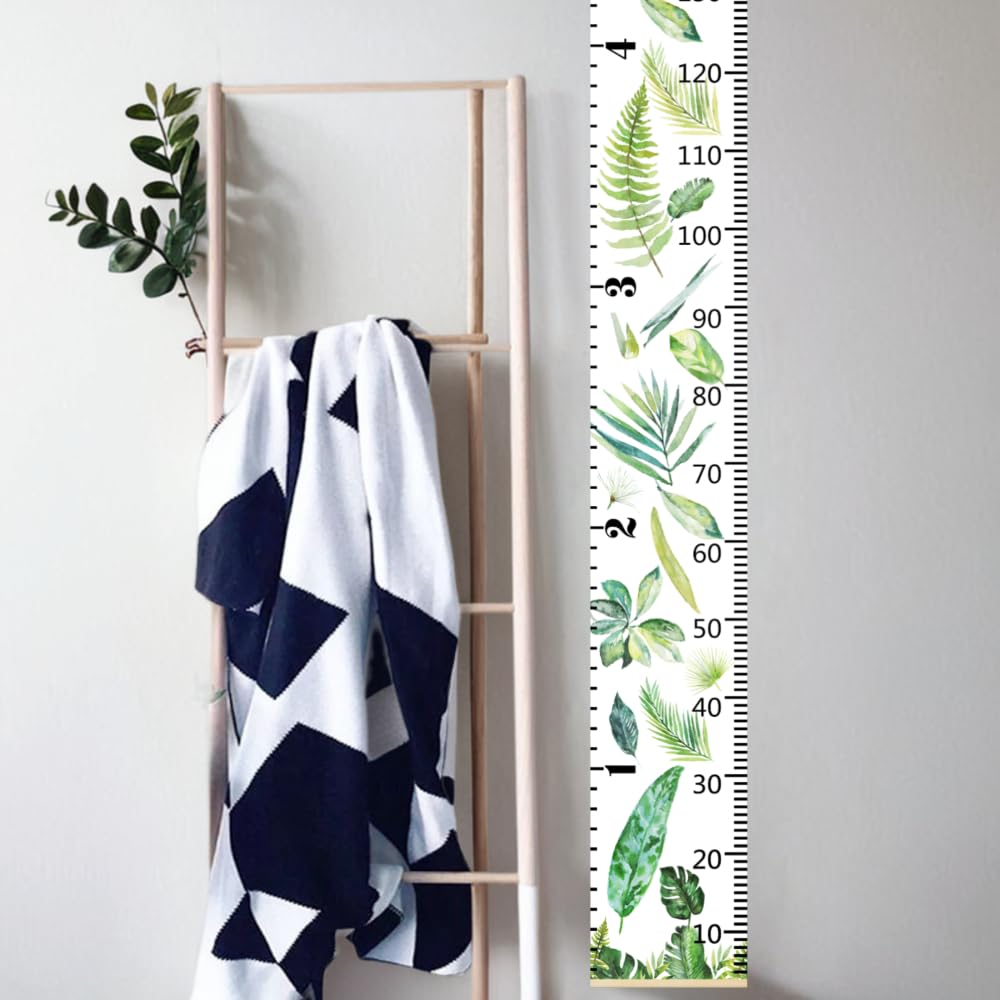 Nustila growth chart with cm and inches scales for precise height tracking.