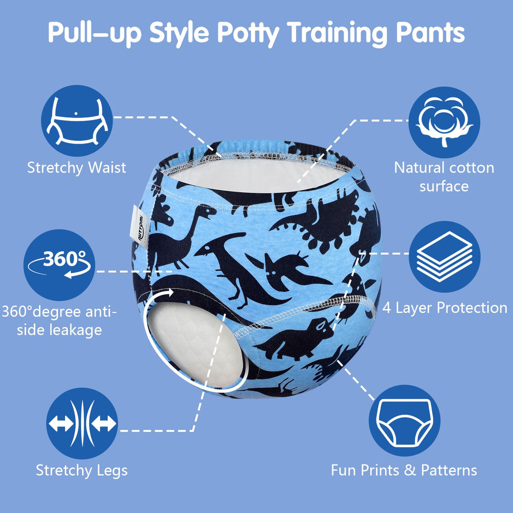Nutyomi four-layer absorbent pants with leakage protection for daytime confidence