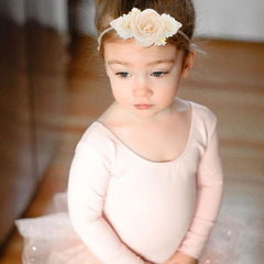 NUWAJP flower headband blue, versatile style to match outfits.