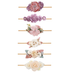 NUWAJP flower headband yellow, cheerful hue for daily outfits and smiles.