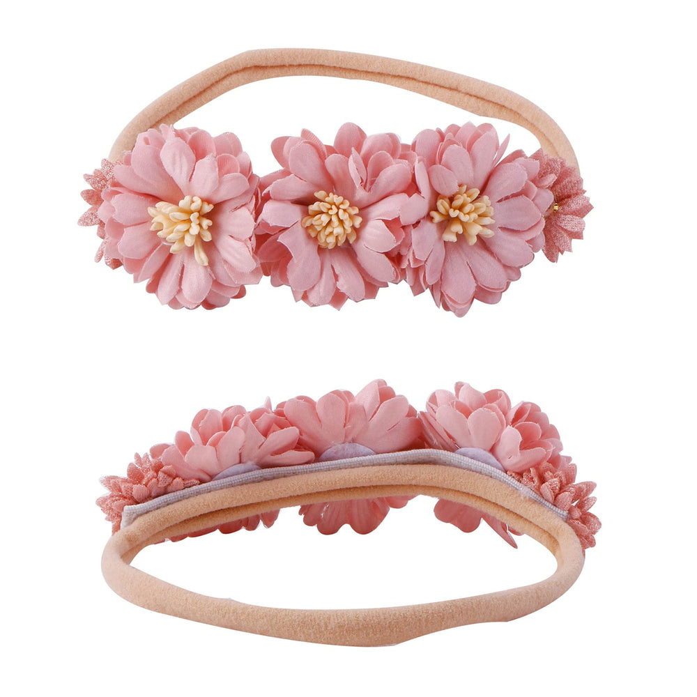 NUWAJP newborn-to-toddler headbands for cake smash or birthday celebrations