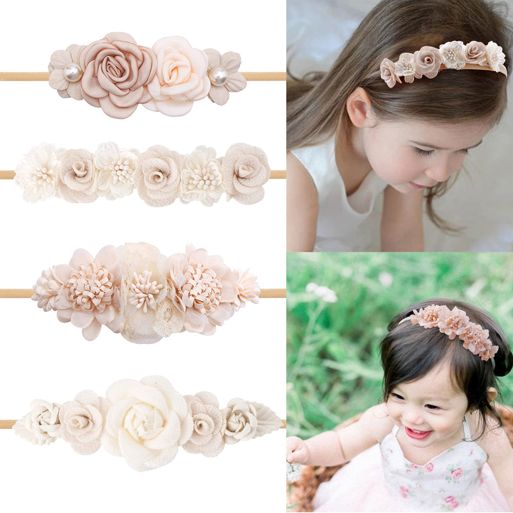 NUWAJP floral headbands collection in six colors