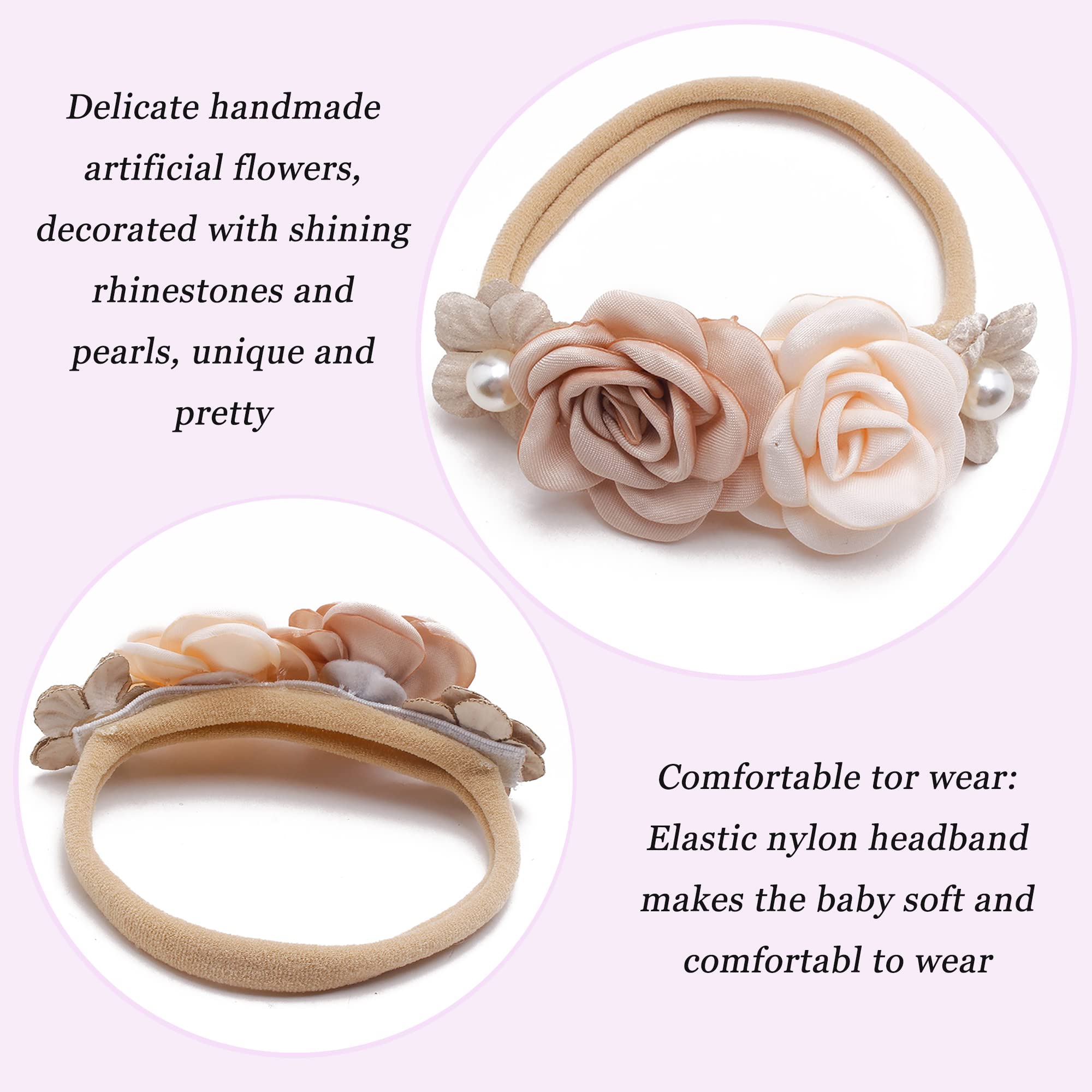 NUWAJP headbands worn for occasions like weddings and photos
