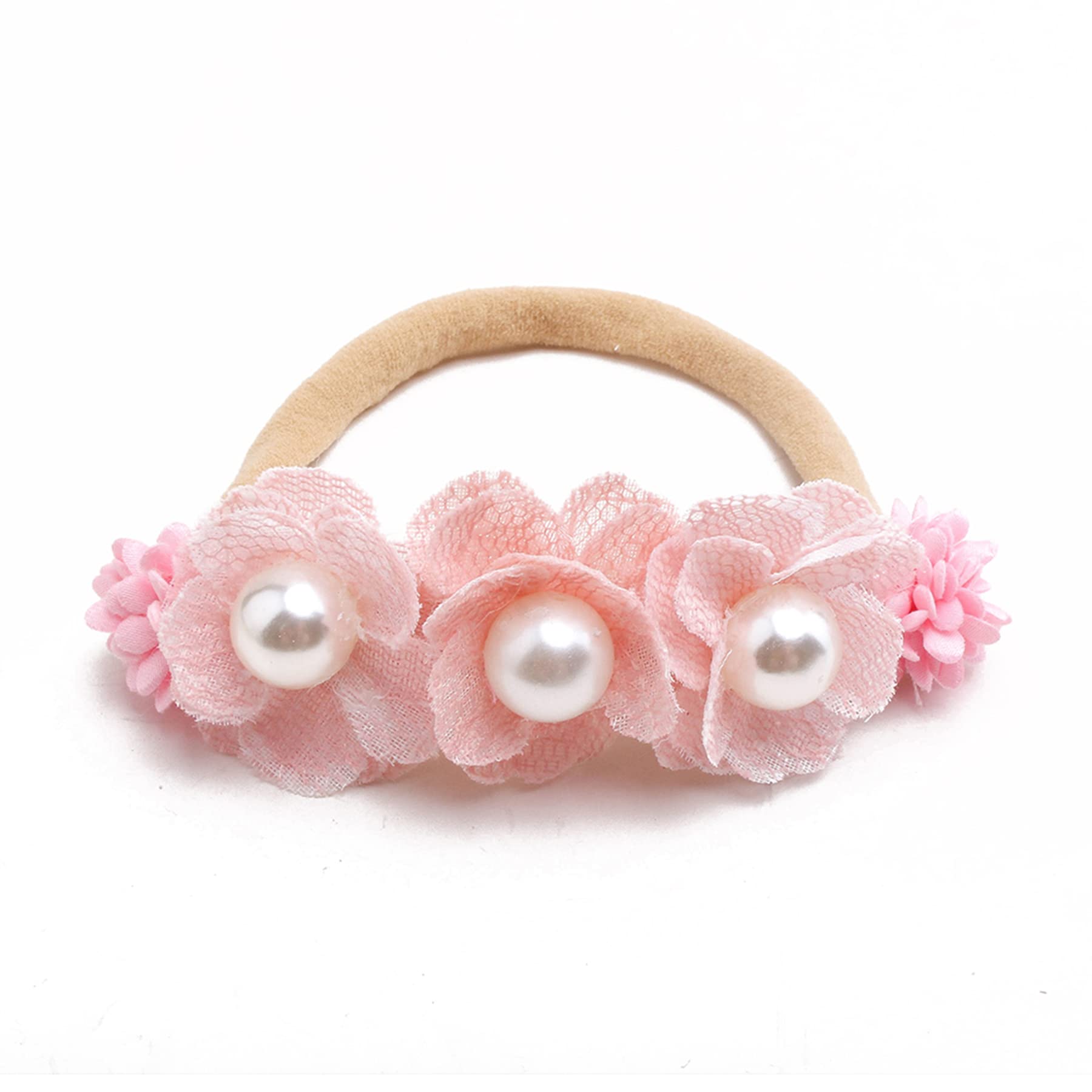 NUWAJP colorful flower headbands for kids to brighten outfits