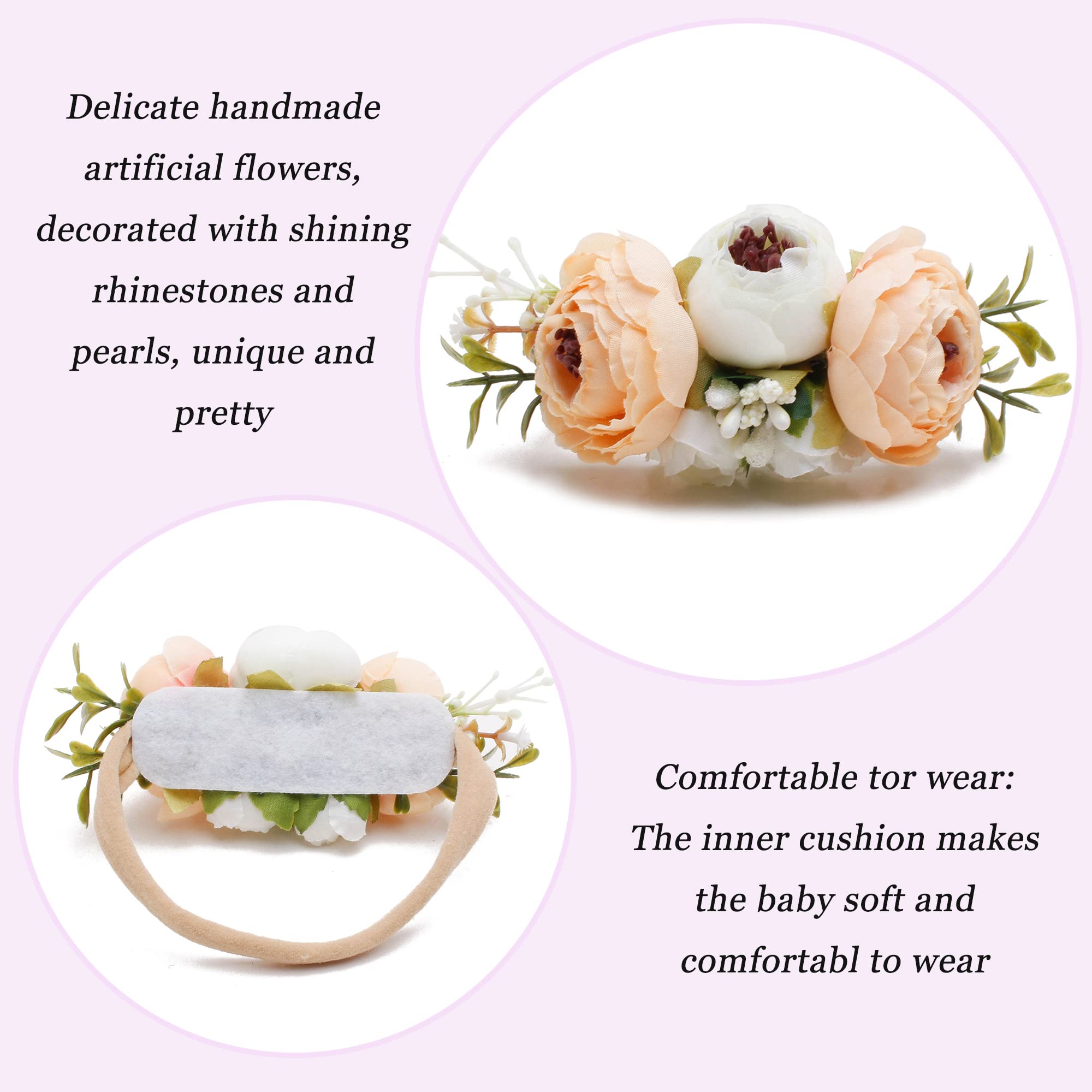 NUWAJP headbands ideal for newborn photos and family portraits