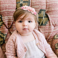 NUWAJP six-color floral headbands easy to mix and match for daily wear