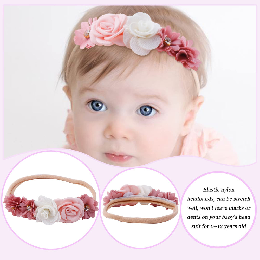 NUWAJP stretchable headbands fit ages 0–12 years without slipping