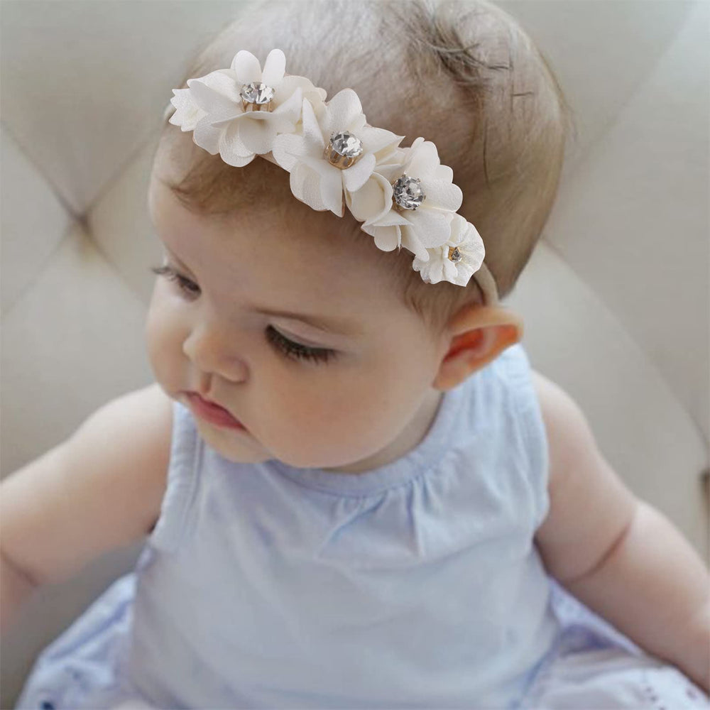 NUWAJP wedding-ready headbands for flower girls at special events.