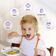 Nvatorfox 12-pack terry bibs white catching feeding spills and dribbles