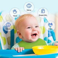 Nvatorfox bibs waterproof layer demonstrates spill protection during meals