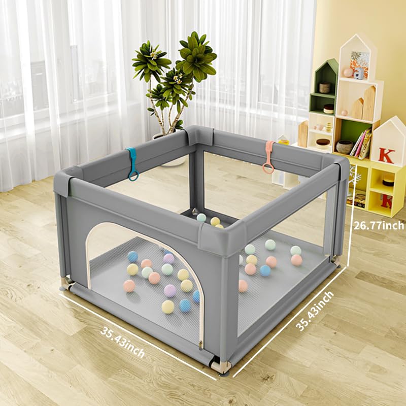 Nvlirun baby playpen 360-degree view enables constant supervision