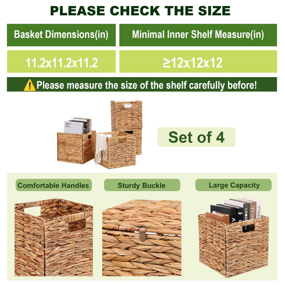 NWSHO65 baskets with integrated handles for easy pull from cubbies.