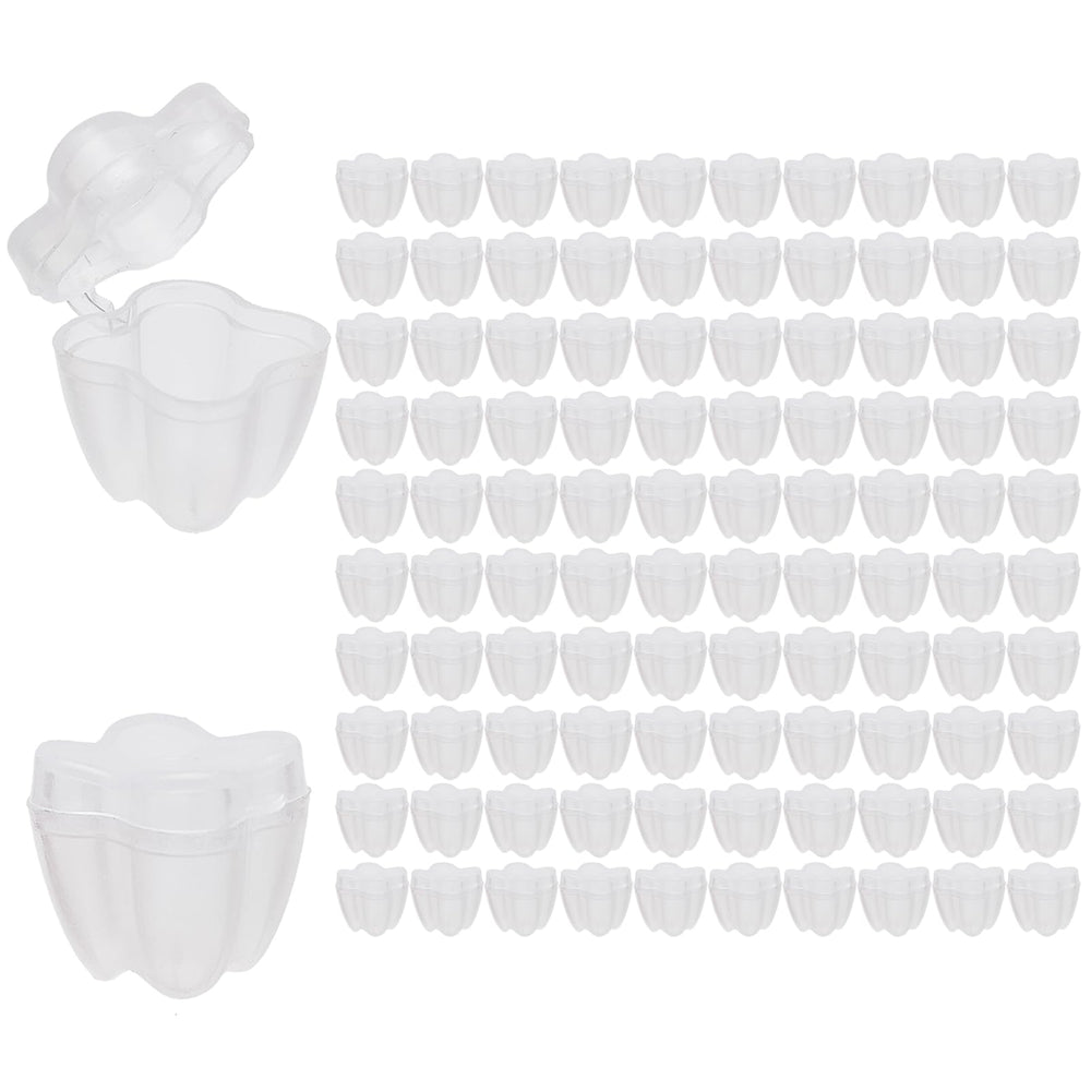 Nwsrayu Clear Tooth Savers box front view ideal keepsake storage for kids.