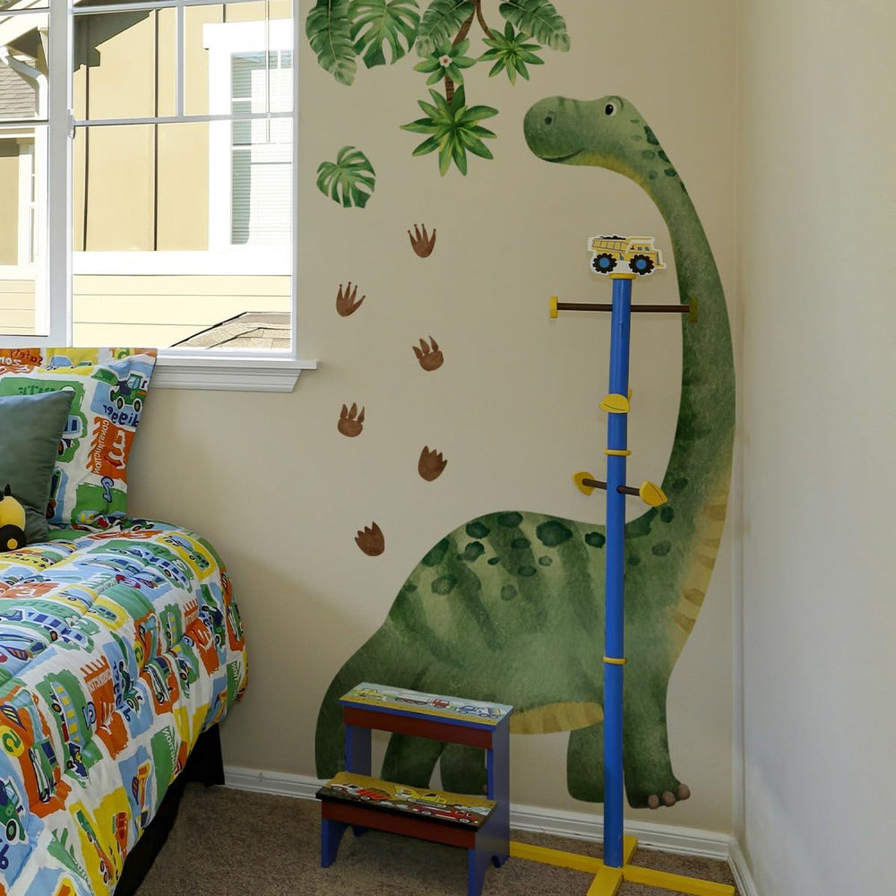 NXUEBDU dinosaur wall decal peel-stick enables quick, mess-free room updates.