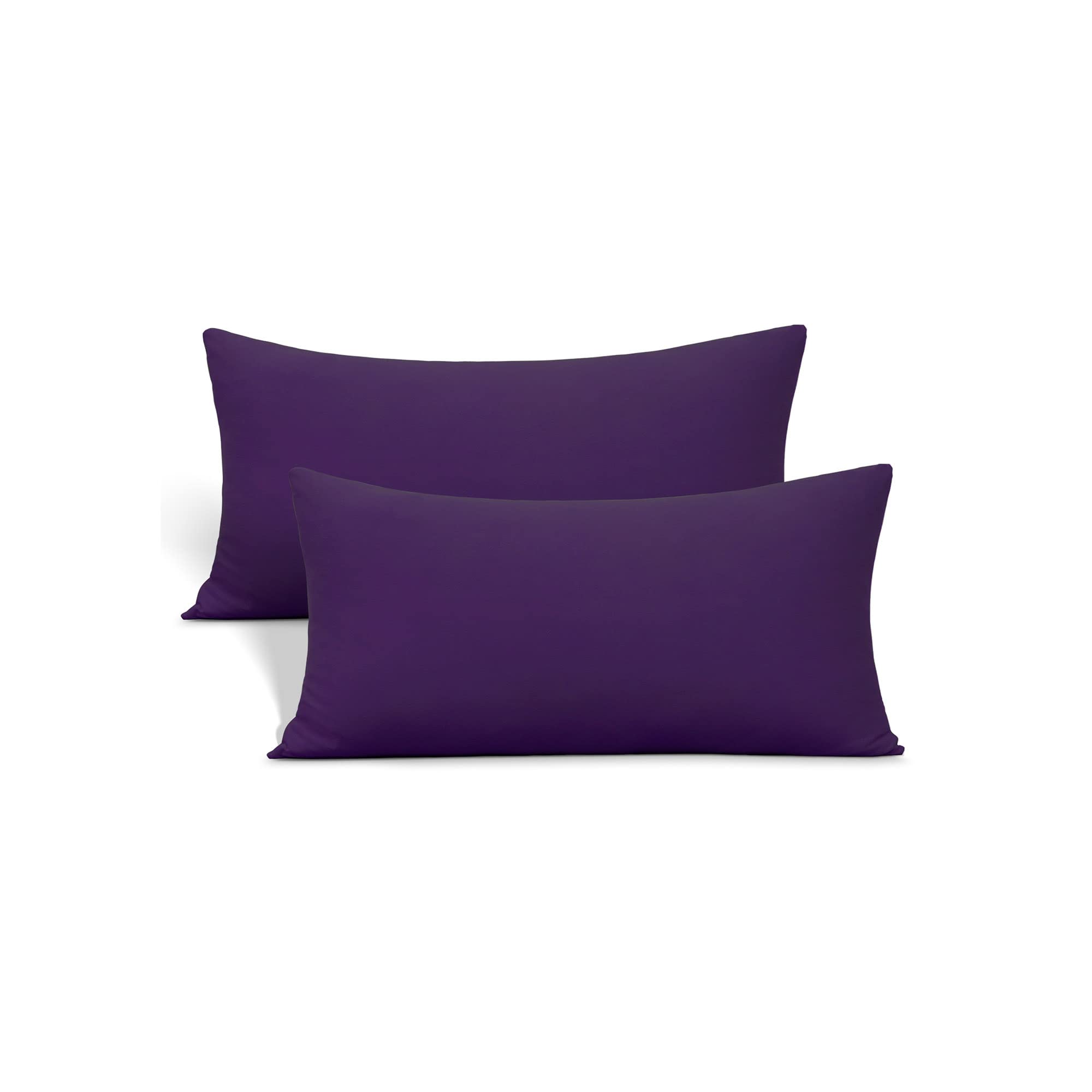 Nyhome jersey knit small pillowcase in purple for travel comfort and easy care