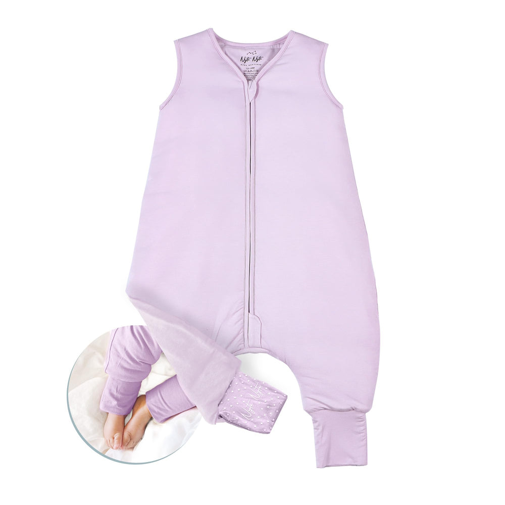 Nyte Nyte Baby Orchid sleep sack closeup breathable fabric for comfortable sleep.