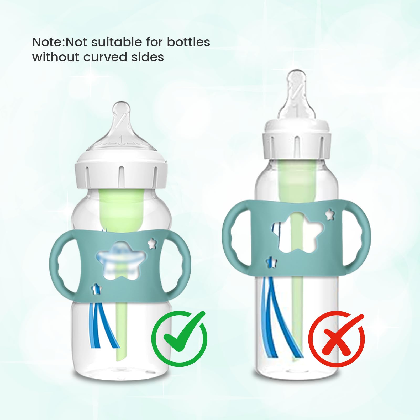 NYTGAH bottle holder compatible with Dr Brown wide-neck bottles for flexible use